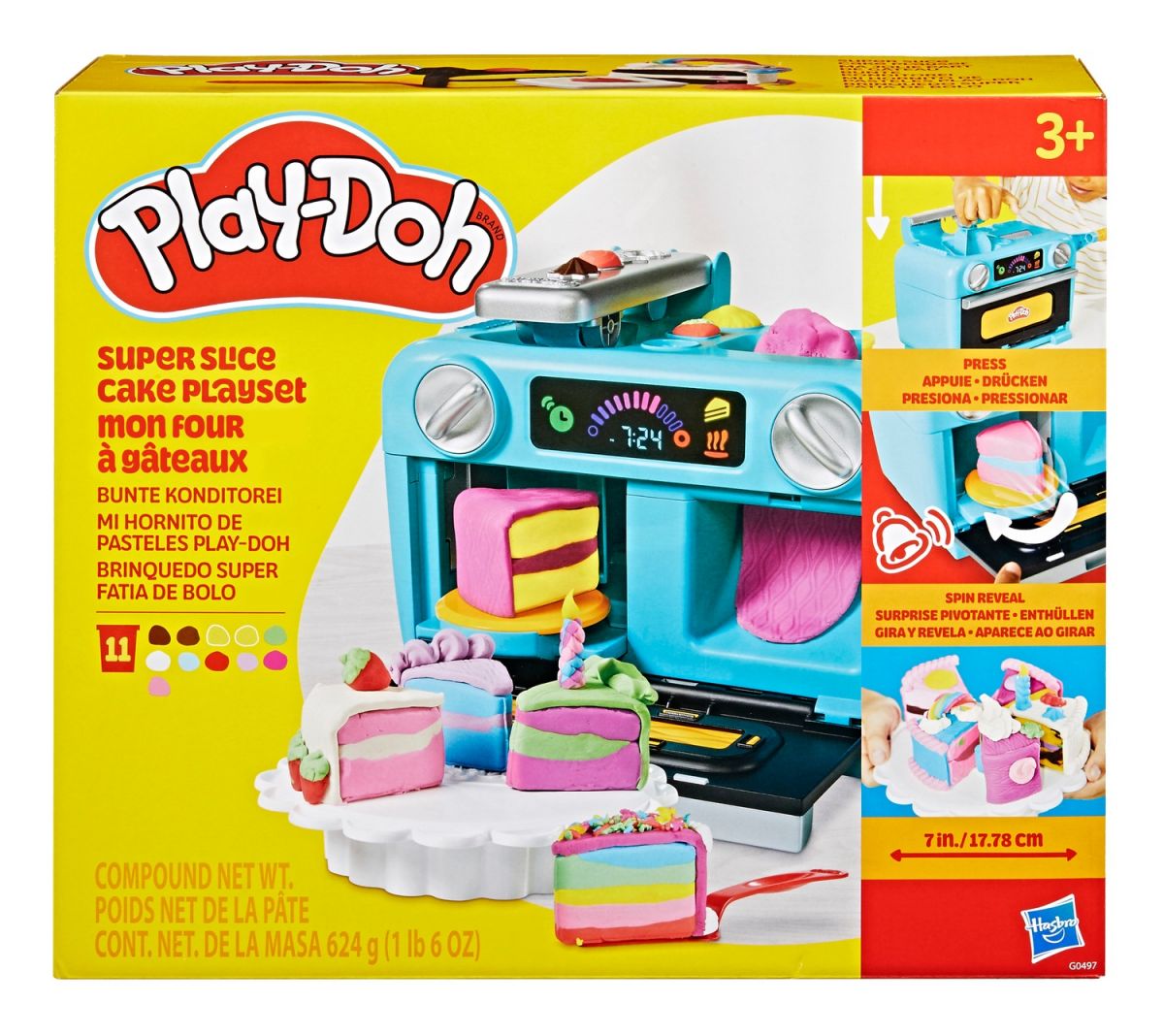 Play-Doh Набір для творчості з масою для ліплення Супер торт  фото 9