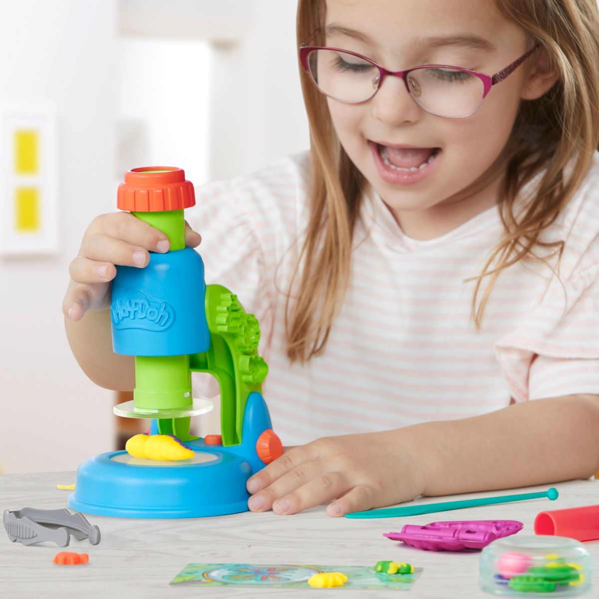Play-Doh Набор для творчества с массой для лепки Микроскоп  фото 9