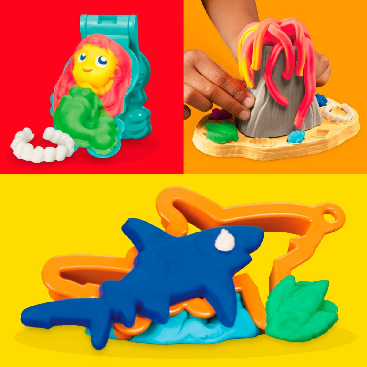 Play-Doh Набор для творчества с массой для лепки Вулканическое приключение с сокровищами  фото 9