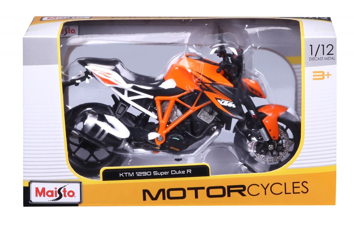 Мотоцикл іграшковий KTM Super Duke R 1290 в масштабі 1:12  фото 9