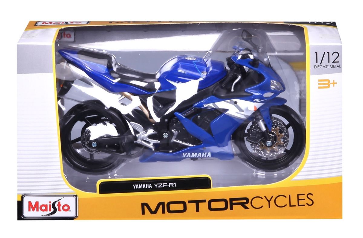 Мотоцикл іграшковий Yamaha YZF-R1 в масштабі 1:12  фото 9