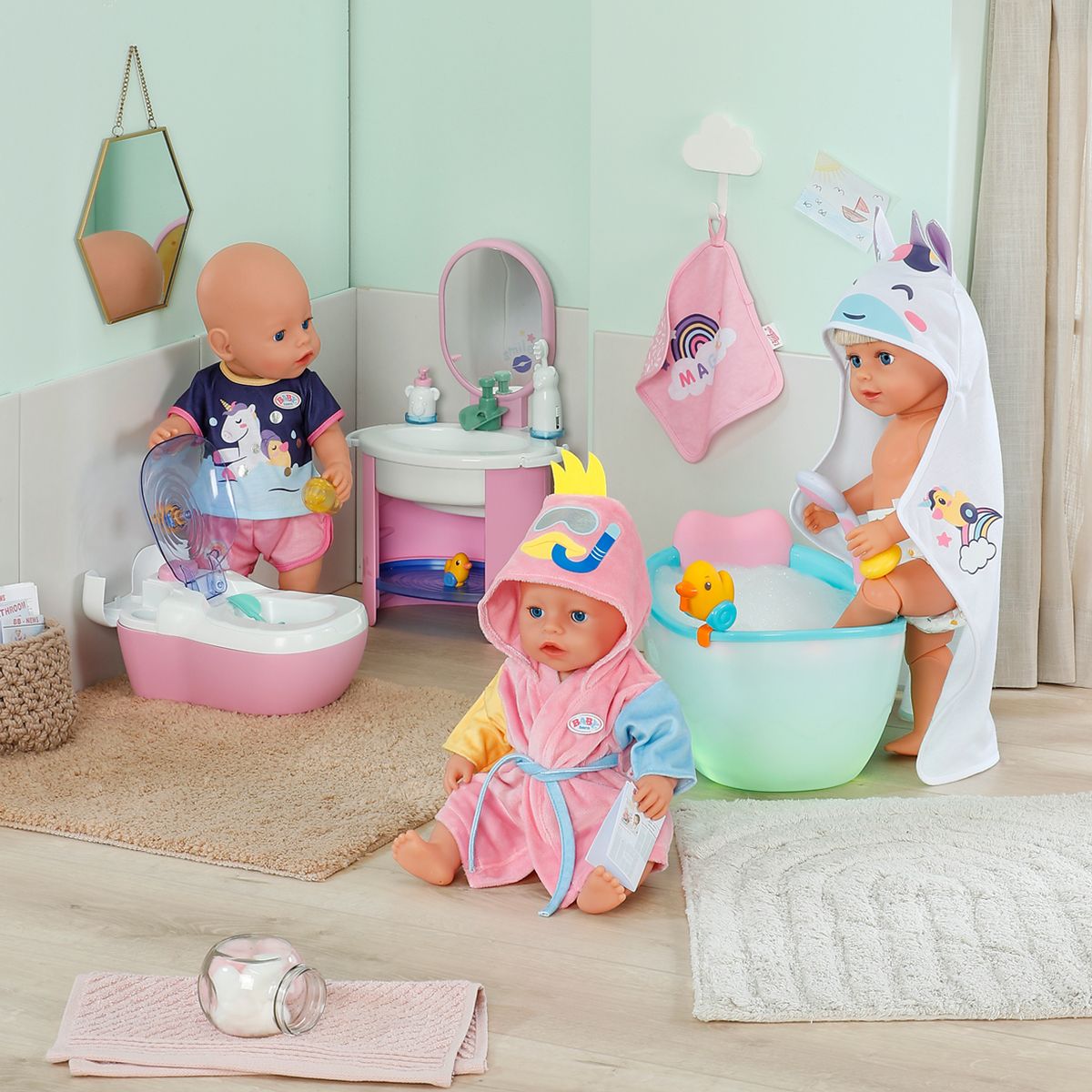 Інтерактивний унітазик для ляльки Baby Born – Маленький туалет (звук)  фото 9