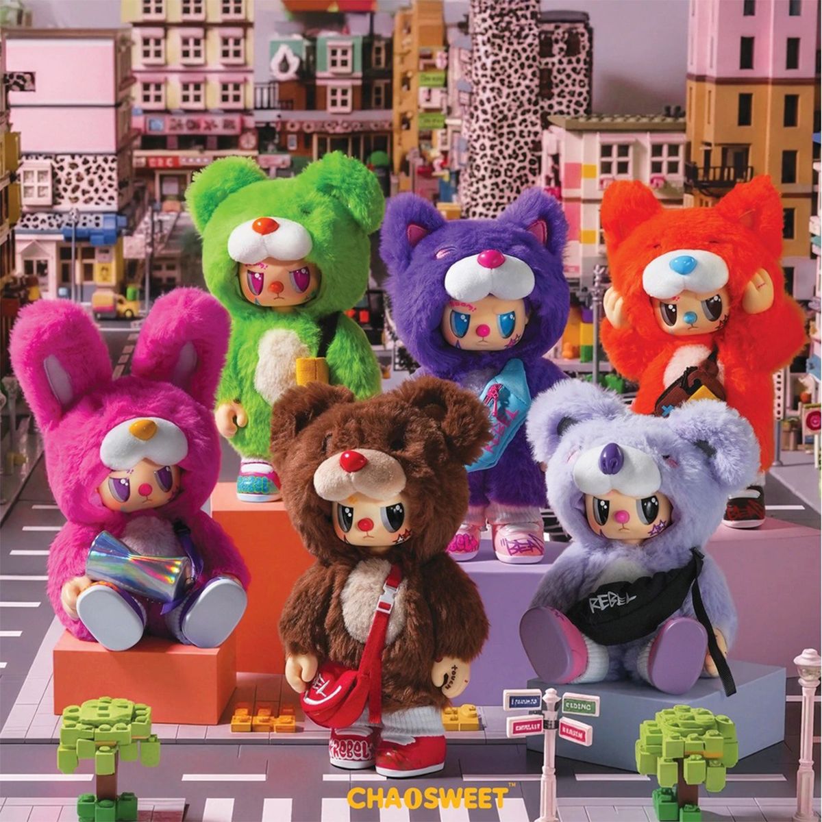 Коллекционная игрушка POP TOP Rebel Bear серии Find A Bag - Кул бой  фото 9