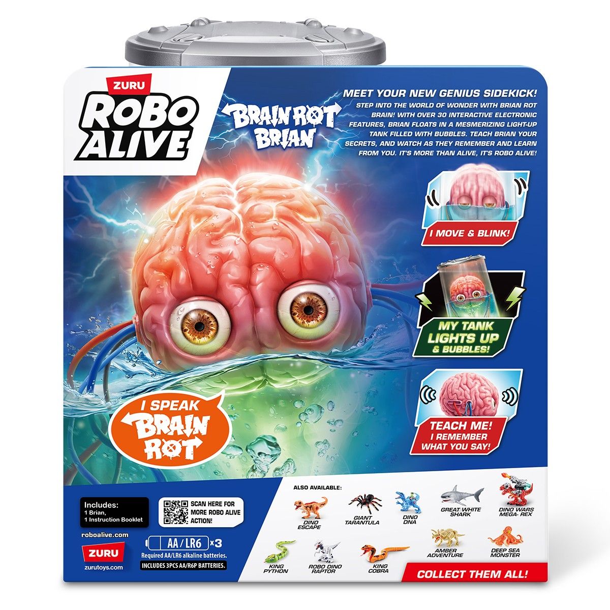 Інтерактивна іграшка Robo Alive – Мозок Браян  фото 9