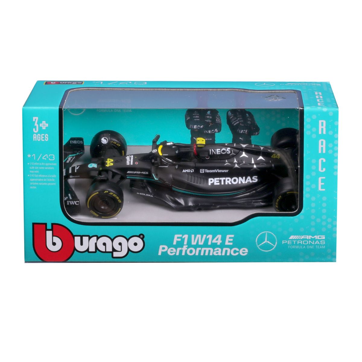 Автомодель - Mercedes-AMG F1 W14 E Performance (2023) (1:43)  фото 9