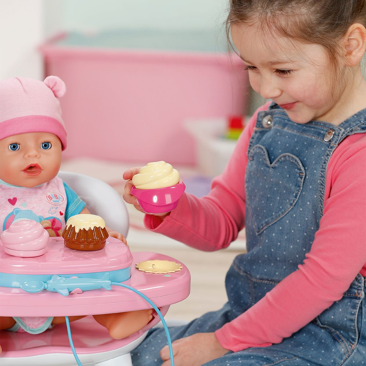 Интерактивный столик для кормления куклы Baby Born – Время обеда (свет, звук)  фото 9