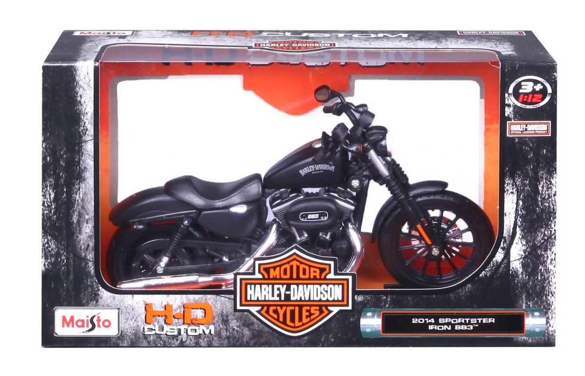 Мотоцикл іграшковий Harley-Davidson Motorcycles With Stand, масштаб 1:12, в асортименті  фото 9