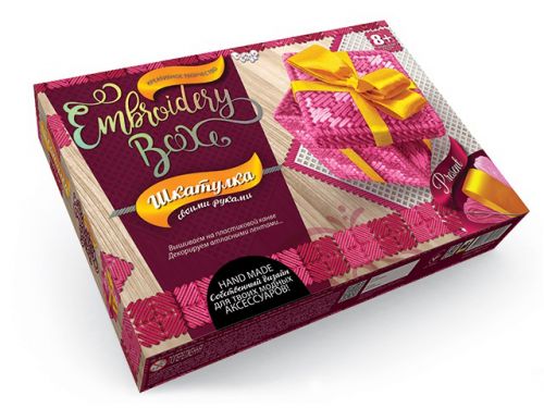 Набір для творчості "Шкатулка Embroidery Box: Present" фото