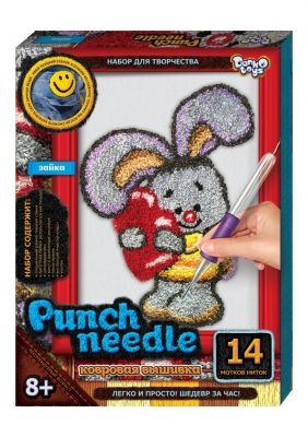 Ковровая вышивка "Punch needle: Зайка" PN-01-10 фото