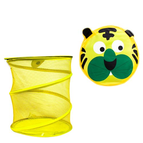 Корзина для игрушек "Тигр" (желтая) фото