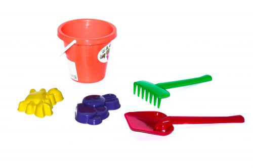 Пісочний набір "Бамсік малий" (червоний)  мініатюра фото 1