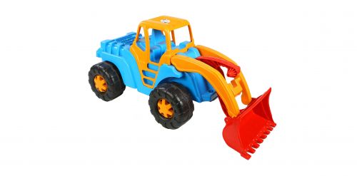 Машинка "Трактор" (голубой) фото