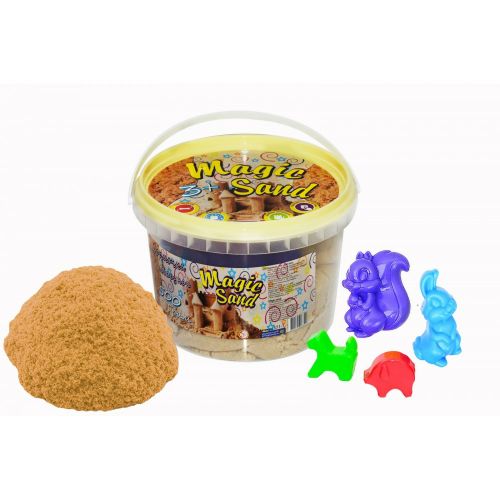 Кінетичний пісок "Magic Sand", 500 г, з формочками (класичний) картинка Кінетичний пісок "Magic Sand", 500 г, з формочками (класичний) фото