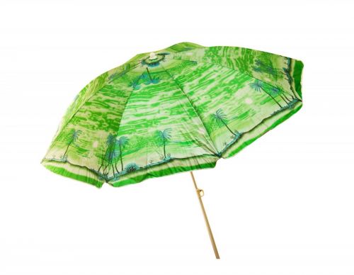 Зонт пляжный "Пальмы" (зеленый) фото