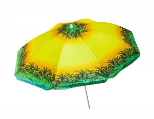 Зонт пляжный "Пальмы" (оранжевый) фото