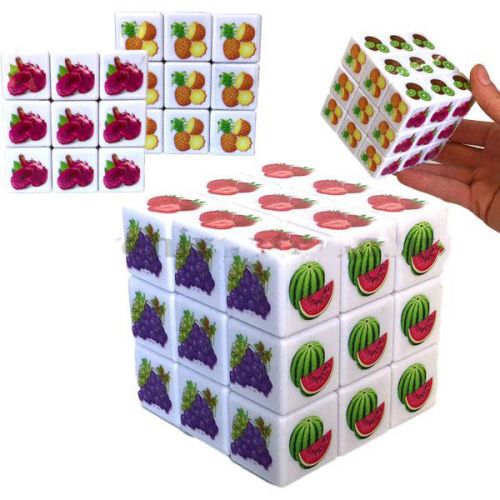Кубик Рубика "Фрукты" 3 х 3 х 3 фото