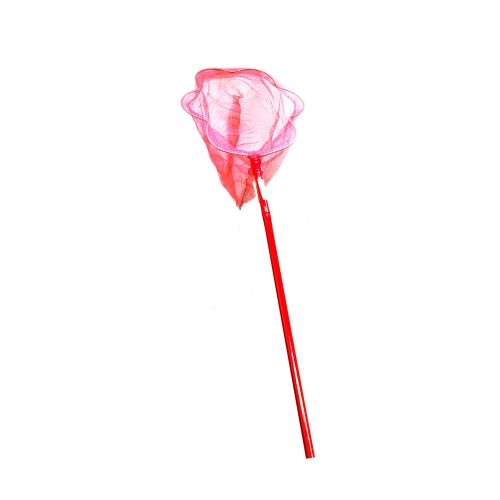 Сачок "Цветочек", 105 см (красный) фото