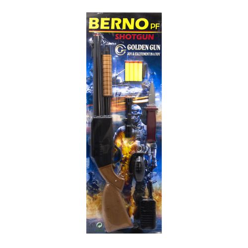 Дробовик "Berno" з м'якими патронами і аксесуарами фото