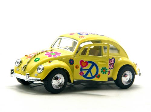 Машинка KINSMART "Volkswagen Beetle" (желтая) фото