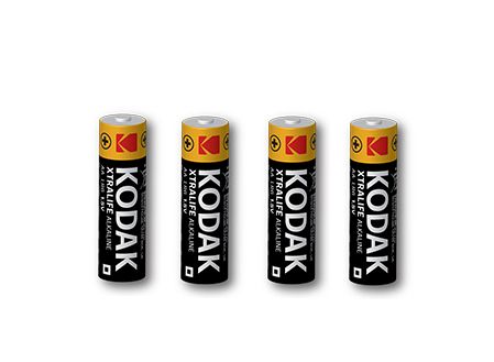 Батарейки KODAK XTRALIFE ALKALINE LR06 АА, 4 штуки фото