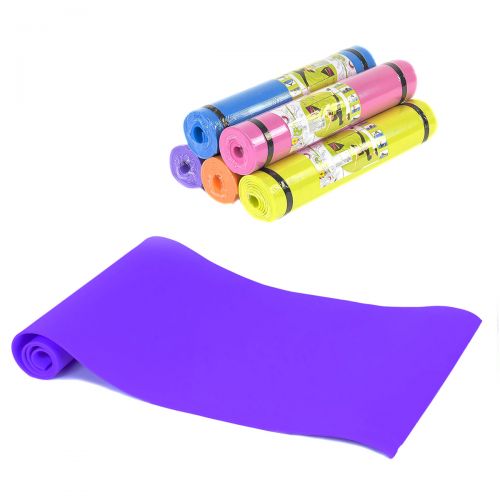 Коврик для йоги, 4 мм (фиолетовый) фото