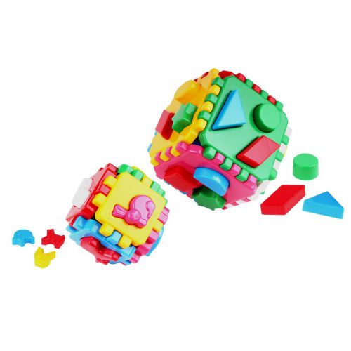 Іграшка куб "Розумний малюк 1 + 1" ТехноК " фото