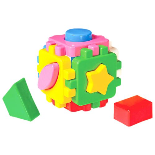 Игрушка куб "Умный малыш, Мини" (сортер) фото