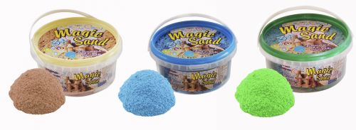 МІКС Набір для творчості та розваг "Magic sand - 3 кольори, що світяться у темряві" 0,350 кг фото