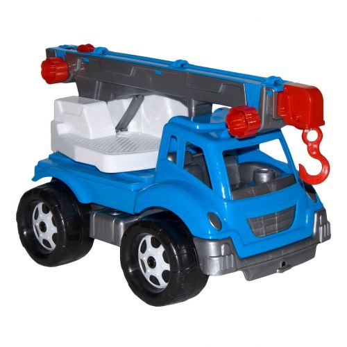 Іграшка "Автокран" (синій) фото