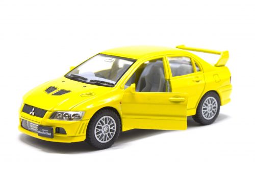 Машинка KINSMART "Mitsubishi Lancer Evolution" (жовтий) мініатюра фото 1 Машинка KINSMART "Mitsubishi Lancer Evolution" (жовтий) мініатюра фото 1