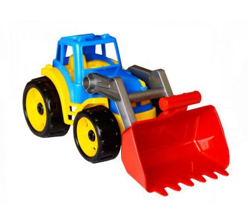 Трактор с ковшом Технок (синий) фото