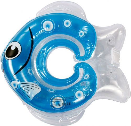 Круг для купания младенцев "Рыбка" (синий) фото