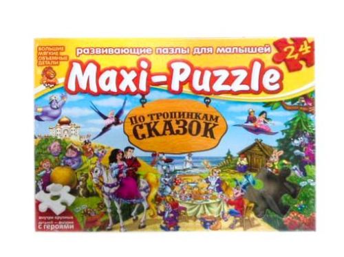 М'які пазли "Maxi-Puzzle: По стежинах казок", 24 ел фото