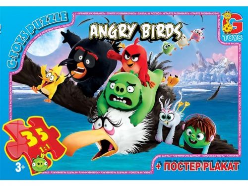 Пазлы "Angry Birds: полёт", 35 эл фото
