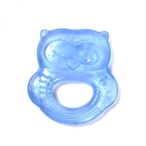 Прорезыватель для зубов, с водой "Сова" (синий) фото