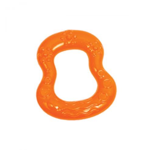 Прорізувач для зубів, з водою "Фігура" (помаранчевий) фото