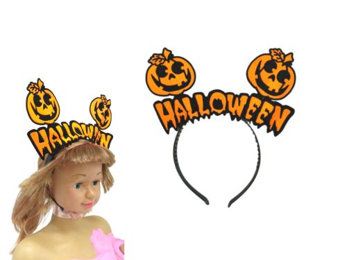 Обруч Хелловін (Halloween) помаранчевий  мініатюра фото 1