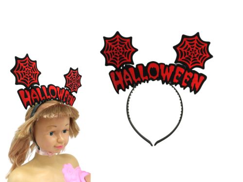 Обруч Хелловін (Halloween) червоний  мініатюра фото 1