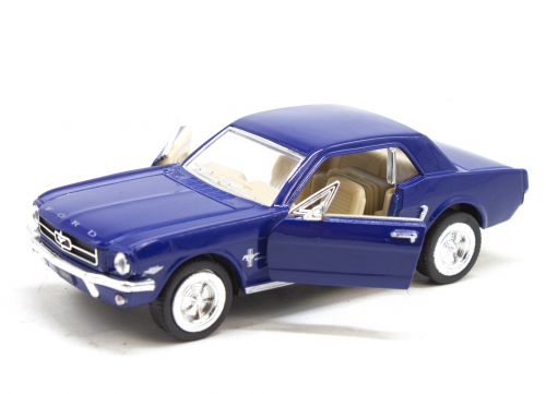 Машинка KINSMART "Ford Mustang 1964" (синяя) фото