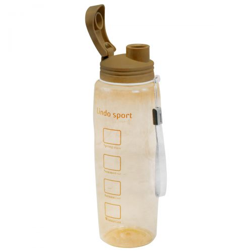 Спортивна пляшка для води, 500 мл (коричнева) фото