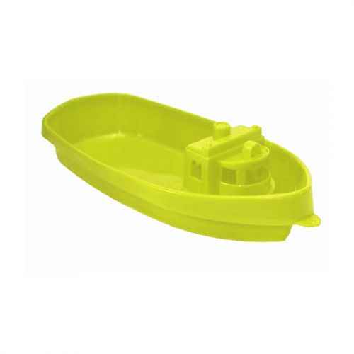 Пластиковий кораблик (жовтий) фото