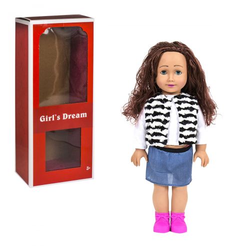 Кукла "Girl's Dream", 45 см (в шубке) фото