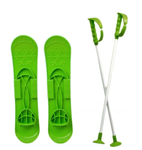 Детские лыжи "SKI BIG FOOT" (зеленые) фото