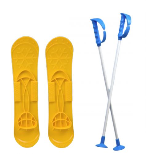 Детские лыжи "SKI BIG FOOT" (желтые) картинка Детские лыжи "SKI BIG FOOT" (желтые) фото