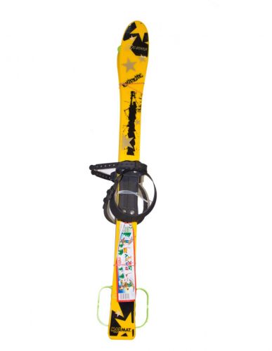 Лыжи детские "KIDS SKI", 90 см (желтые) фото