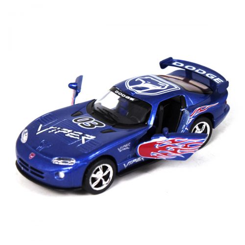 Машинка KINSMART Dodge Viper GTSR (синя) мініатюра фото 1 Машинка KINSMART Dodge Viper GTSR (синя) мініатюра фото 1
