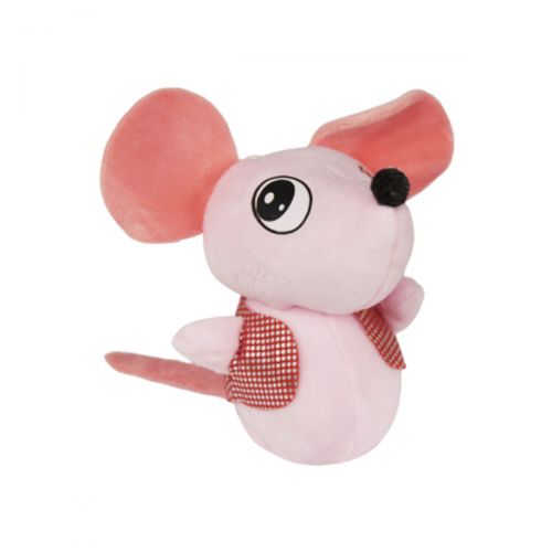 Брелок мишка (рожевий) фото