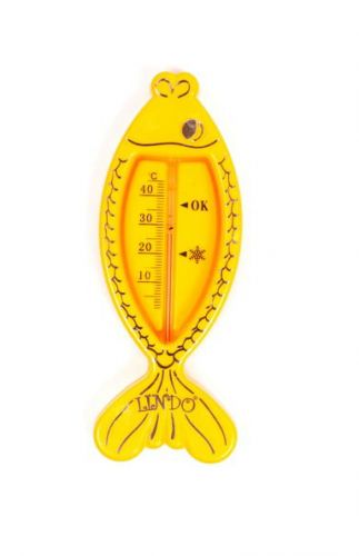 Термометр для воды "Рыбка" (желтый) фото