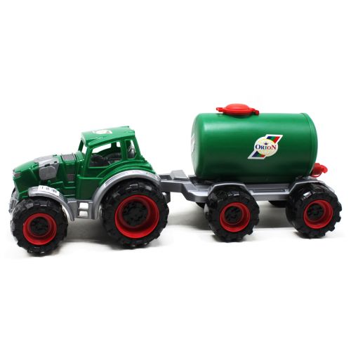 Трактор "Texas" молоковоз (зеленый) фото