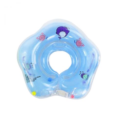 Круг для купания младенцев (голубой) фото